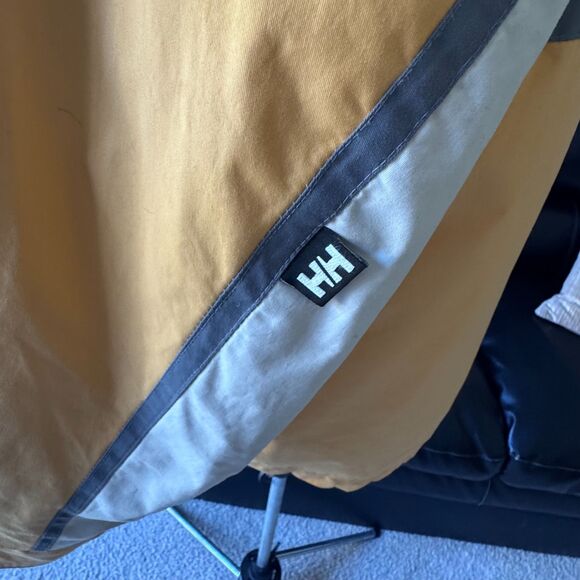 VINTAGE Helly Hansen Helly Tech Sailing Ski Jacket Mens Size Large Yellow - Picture 4 of 9
